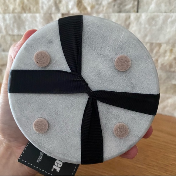 Bread and Butter Set of 4 Designer Marble Coasters - Picture 2 of 5